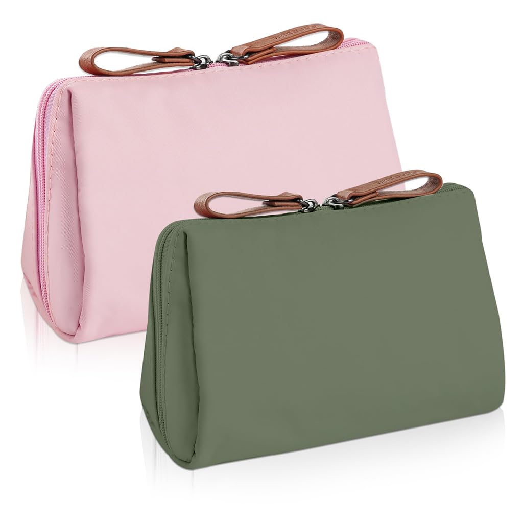 MAYCREATE 2Pcs Makeup Pouch Small Makeup Bag, Travel Makeup Pouches for Women Girls, Waterproof Cosmetic Bags for Women, Mini Portable Makeup Organizer Bag Toiletry Bags (15x10x5.5cm) MAYCREATE 2Pcs Makeup Pouch Small Makeup Bag, Travel Makeup Pouches for Women Girls, Waterproof Cosmetic Bags for Women, Mini Portable Makeup Organizer Bag Toiletry Bags (15x10x5.5cm)